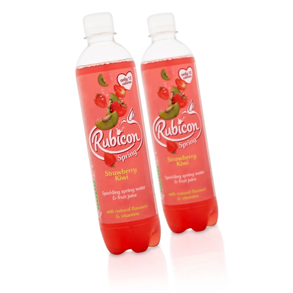 Rubicon Spring Strawberry and Kiwi Sparkling  Water 500ml Image 4