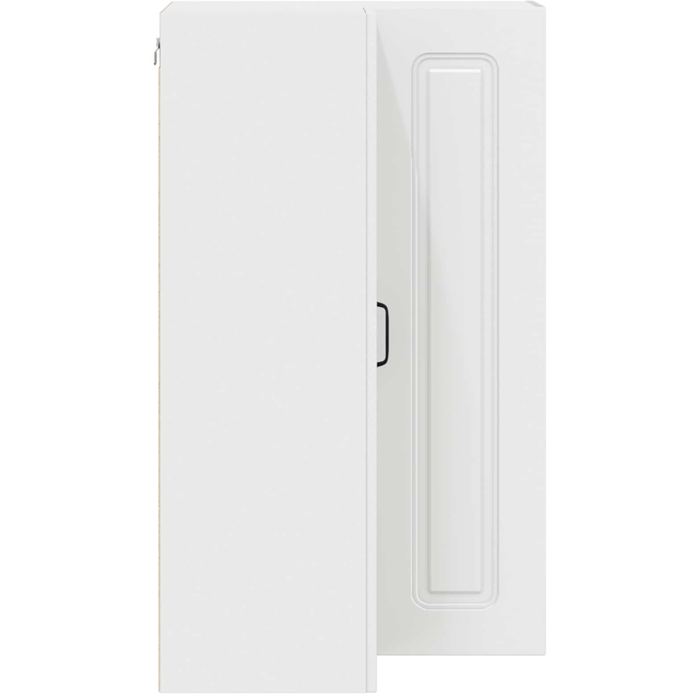 vidaXL 2 Door White Kitchen Wall Corner Cabinet Image 6