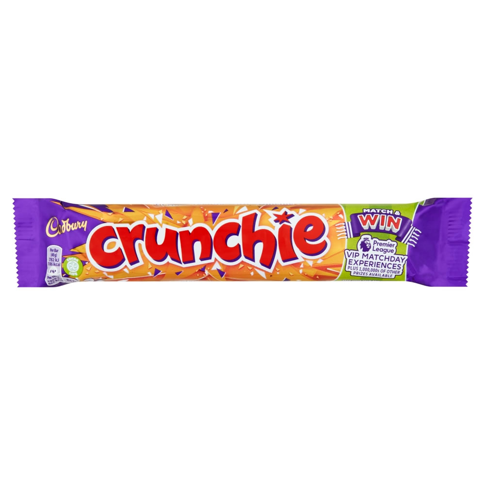 Cadbury Crunchie  Chocolate Bar 40g Image 2