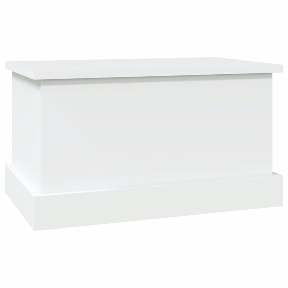 vidaXL White Storage Box with Lift Top Lid Image 5