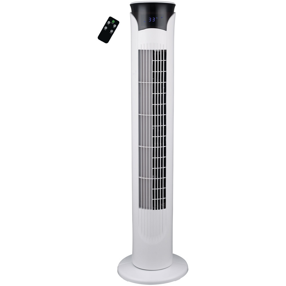 AMOS Tower Fan with Remote 32 Inch Image 1
