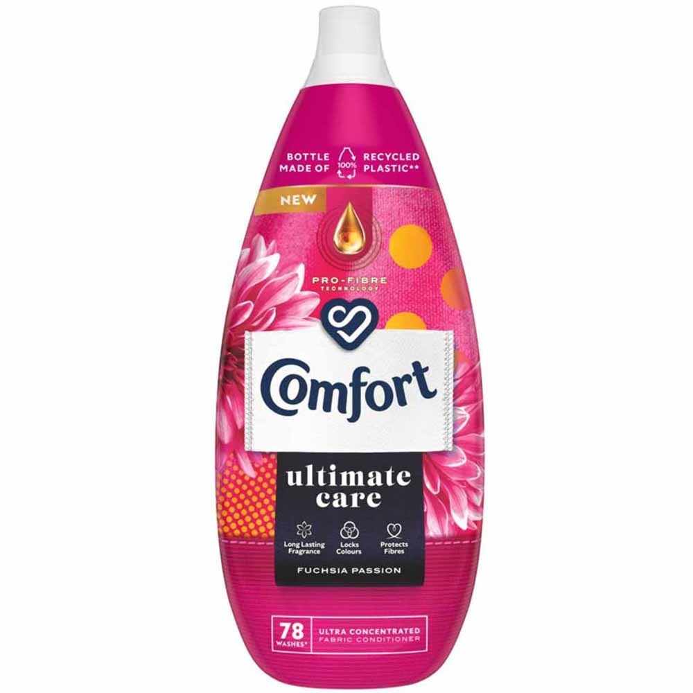 Comfort Ultimate Care Fuchsia Passion Fabric Conditioner 78 Washes 1.178L Image 1