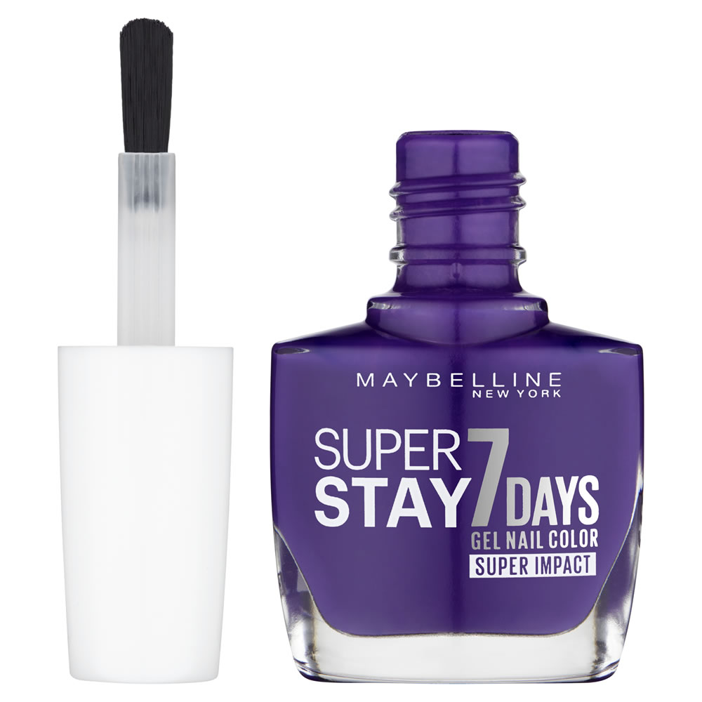 Maybelline SuperStay 7 Days Super Impact Nail  Polish 887 All Day Plum Image 2