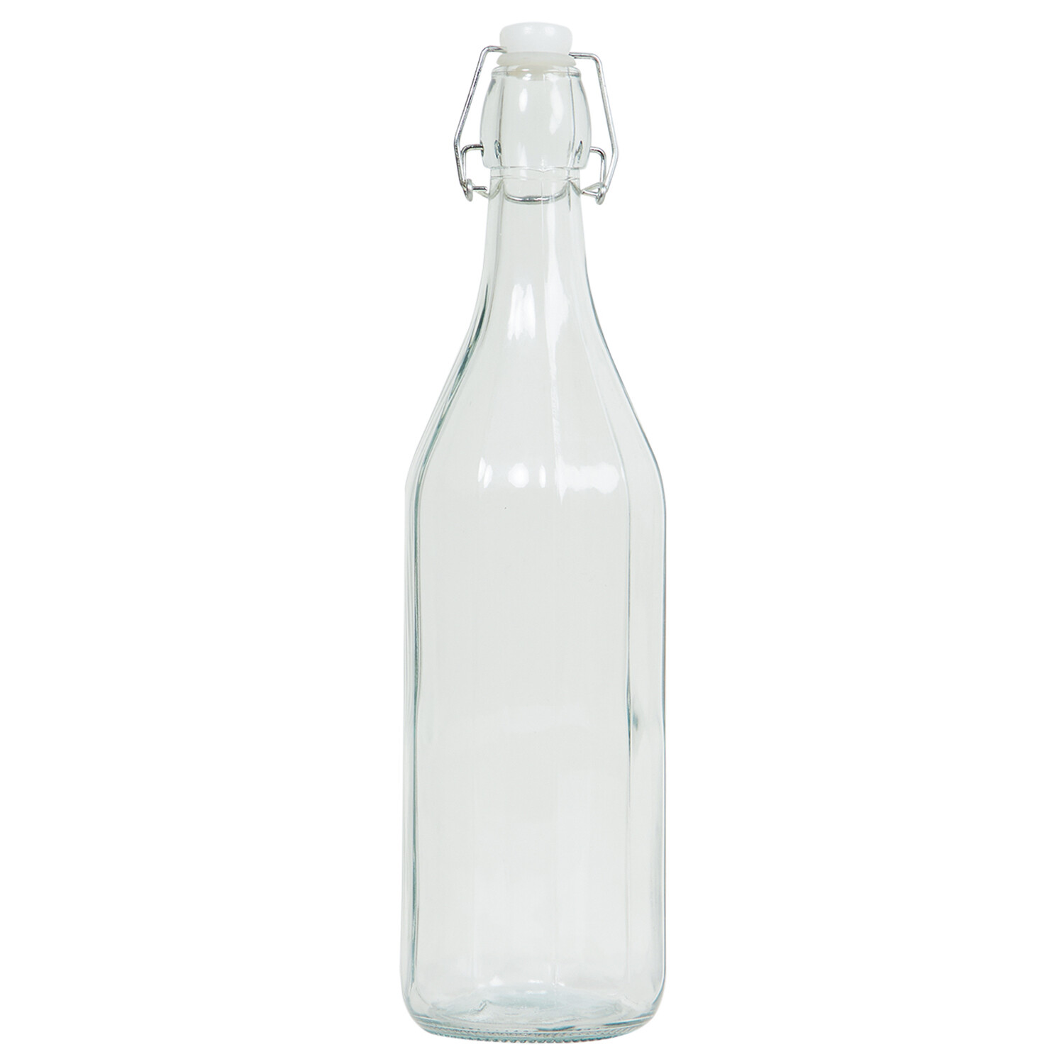 1L Ribbed Bottle and Clip Image 1