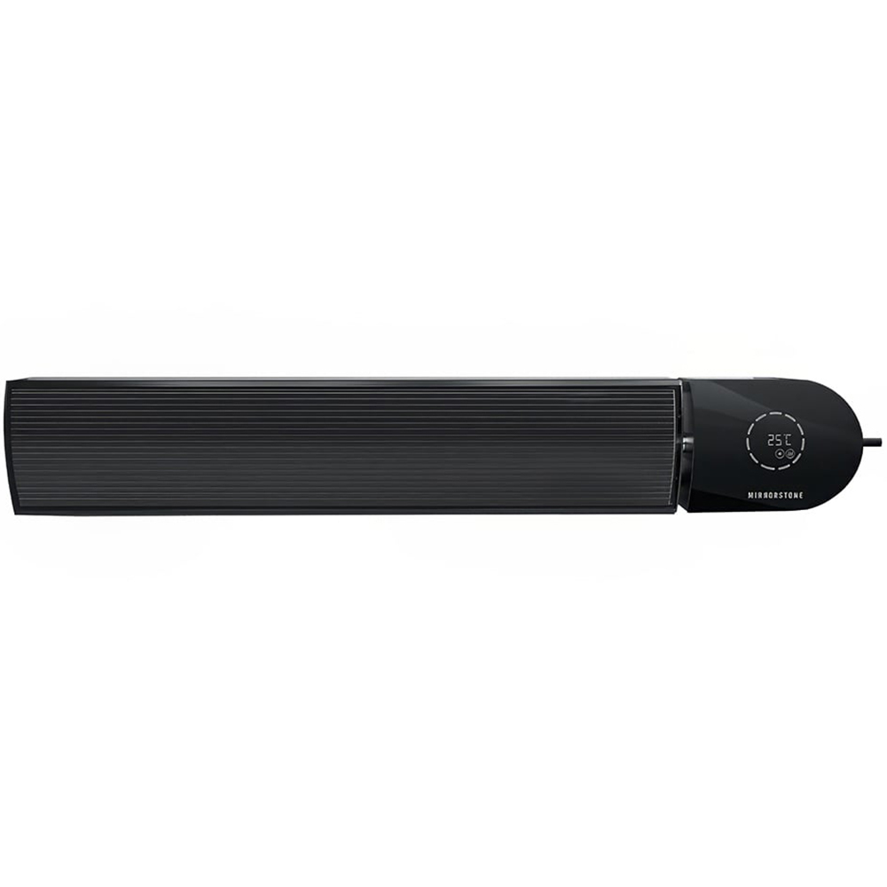 Mirrorstone Ionis Black WiFi Remote Controllable Infrared Bar Heater 2400W Image 3