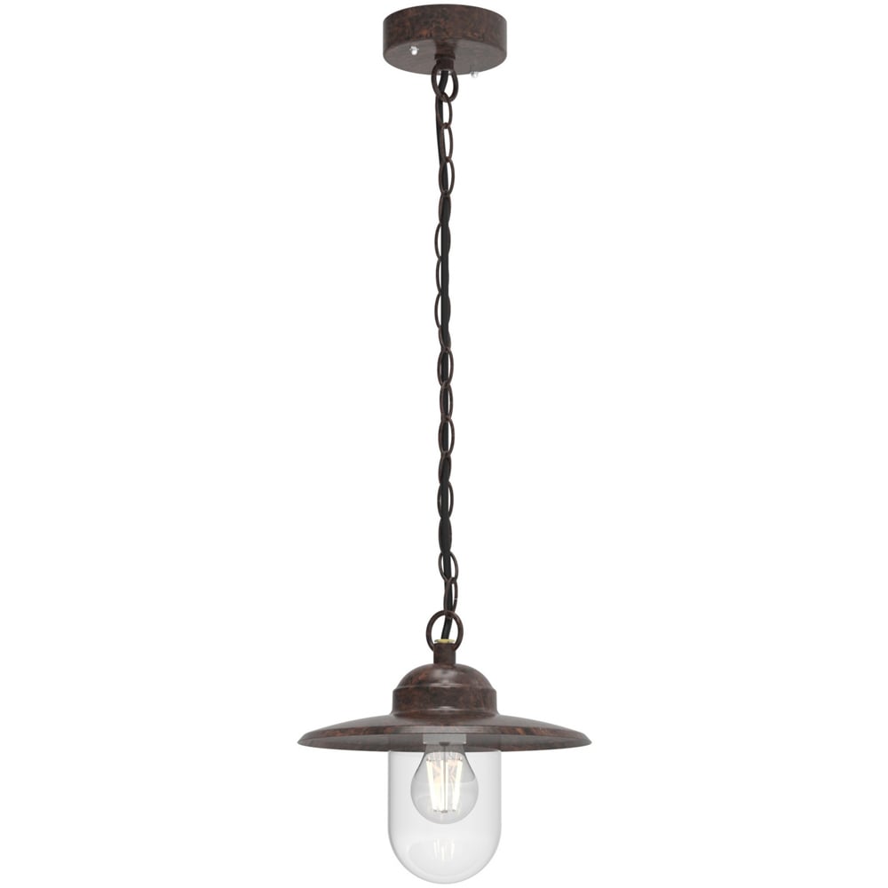 Nordlux Luxembourg Rusty Outdoor Pendant Light Image 1