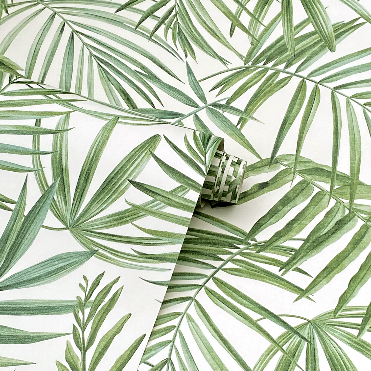 Palm Leaves Spongeable Wallpaper - Green Image 7