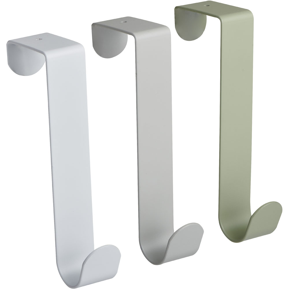 Wilko Over Door Hooks 3pk Wilko