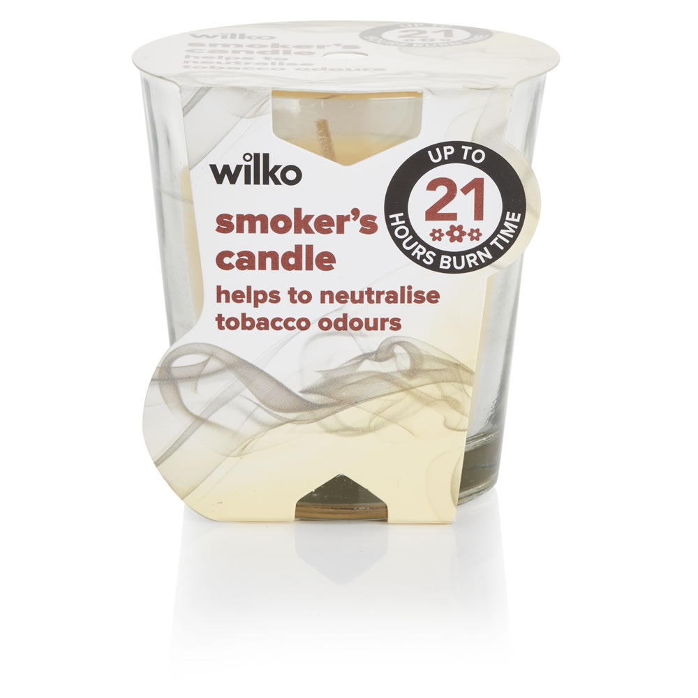 Wilko Tobacco Odour Neutralising Candle Image 1