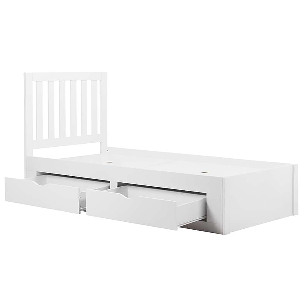 Appleby Single White Bed Image 3