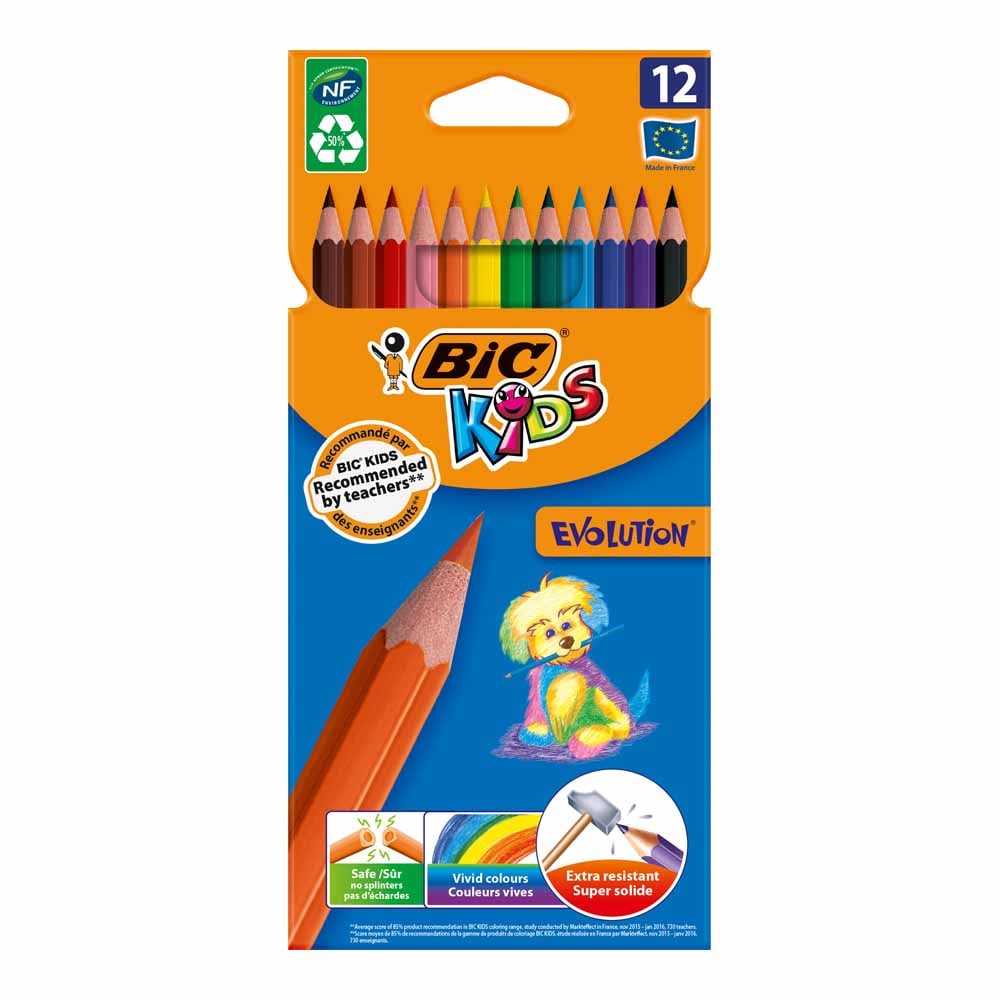 BIC Kids Evolution Colouring Pencils Case of 12 x 12 Pack Image 2