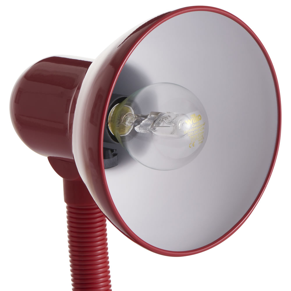 Wilko Red Desk Lamp Wilko