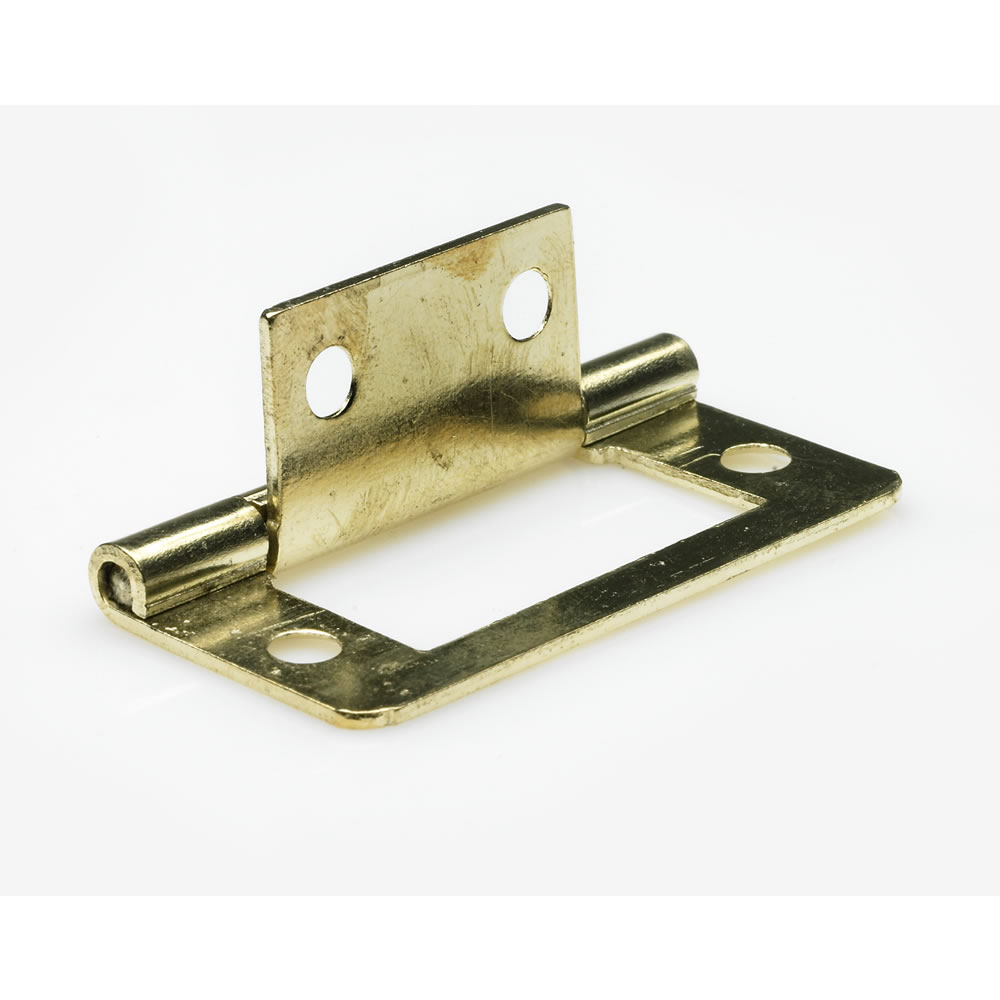 Wilko 40mm Brassed Flush Hinge Image