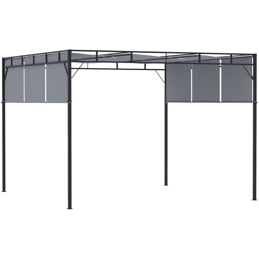 Outsunny 3 x 3m Steel Pergola Image 2