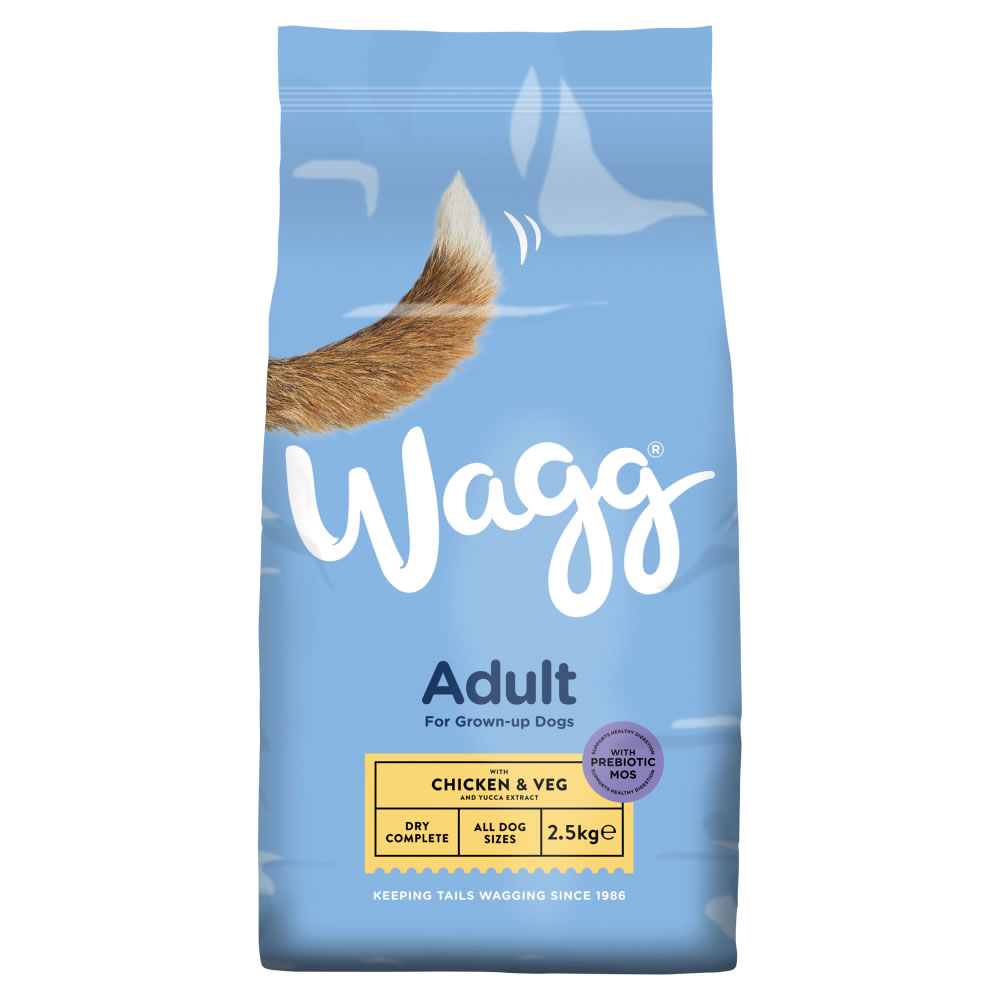 Wagg chicken and vegetables complete dry dog food 2.5kg  - wilko