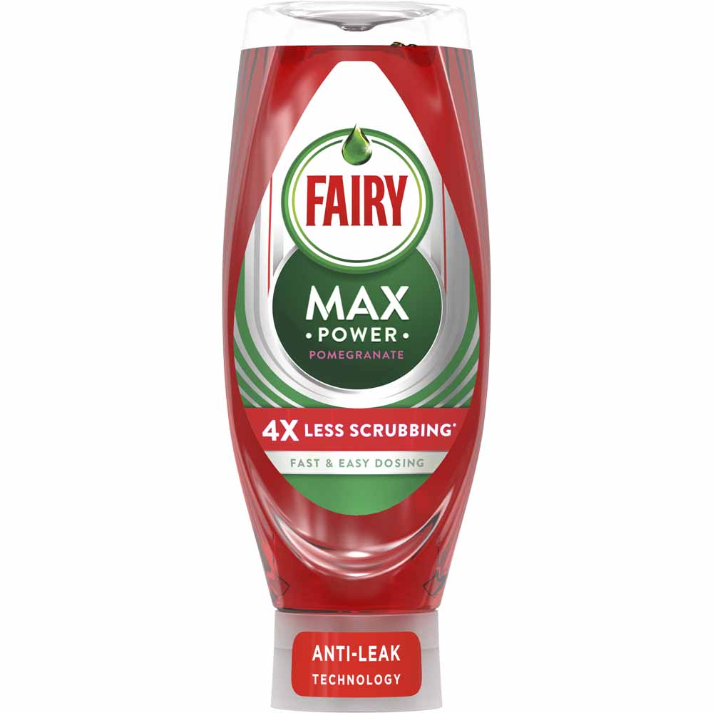Fairy Max Power Pomegranate Washing Up Liquid 660ml Image 2