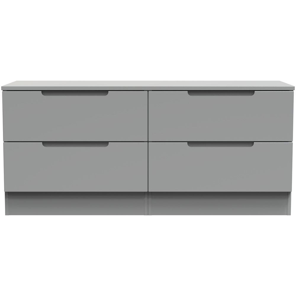 Crowndale Milan 4 Drawer Dusk Grey Bed Box Ready Assembled Image 2