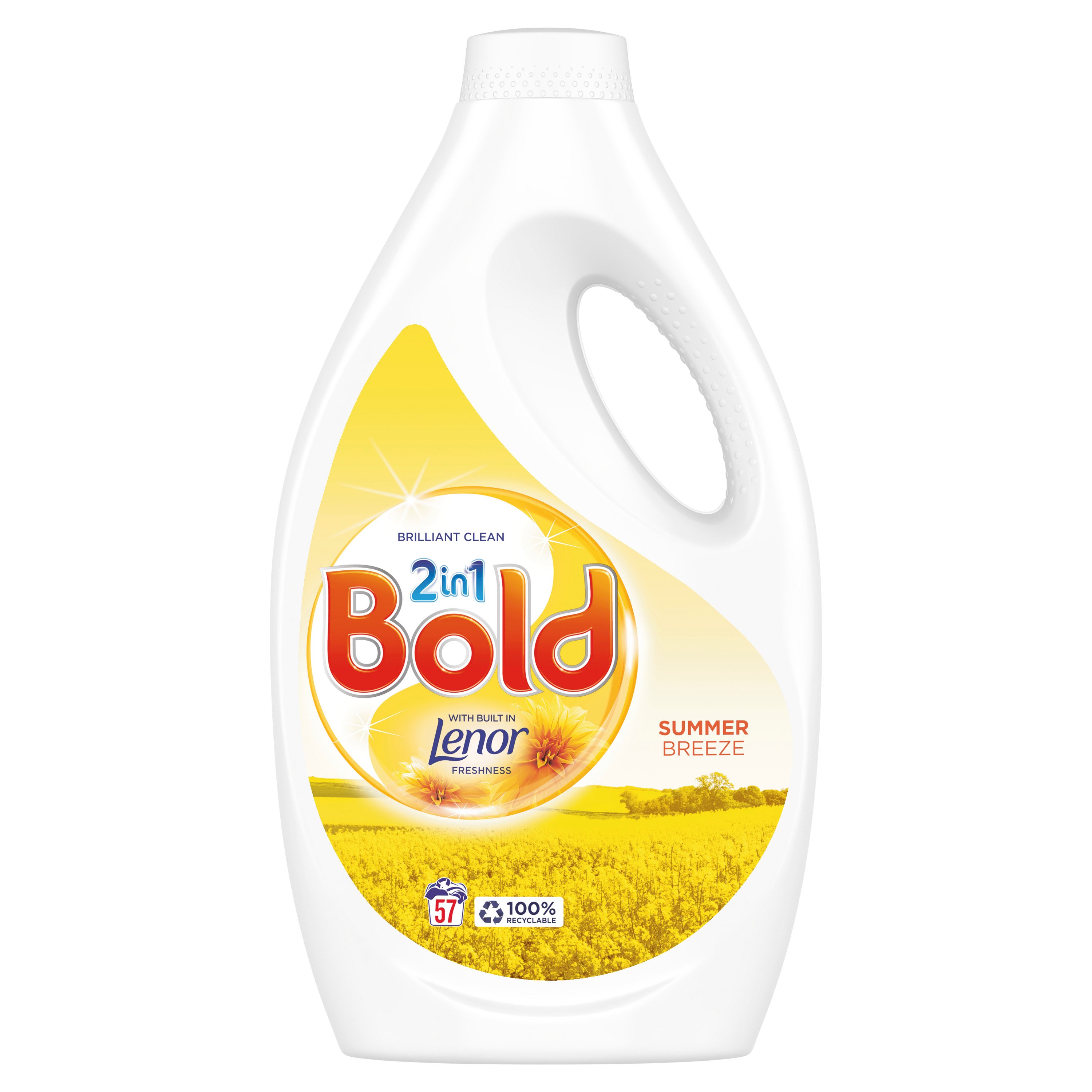 Bold 2 in 1 Summer Breeze Washing Liquid  57 Washes Image