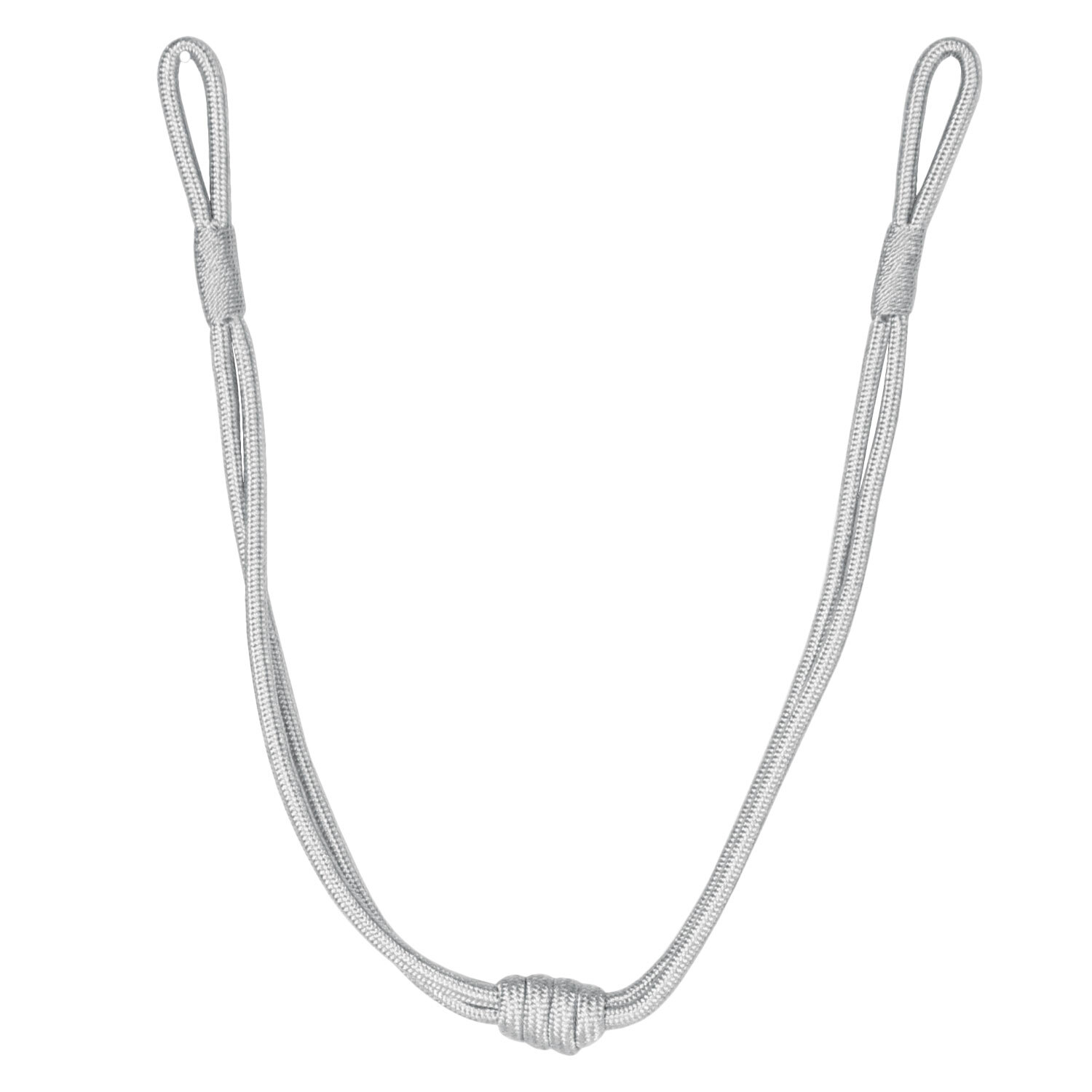 Braided Knot Tie Backs - Silver Image
