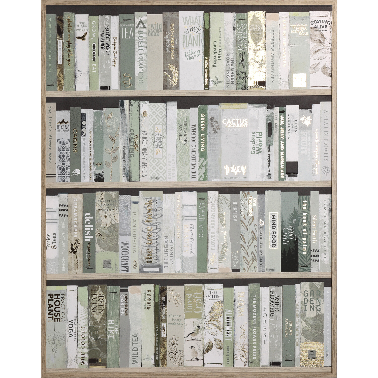 Sage Book Collection Framed Canvas - Sage Image 1
