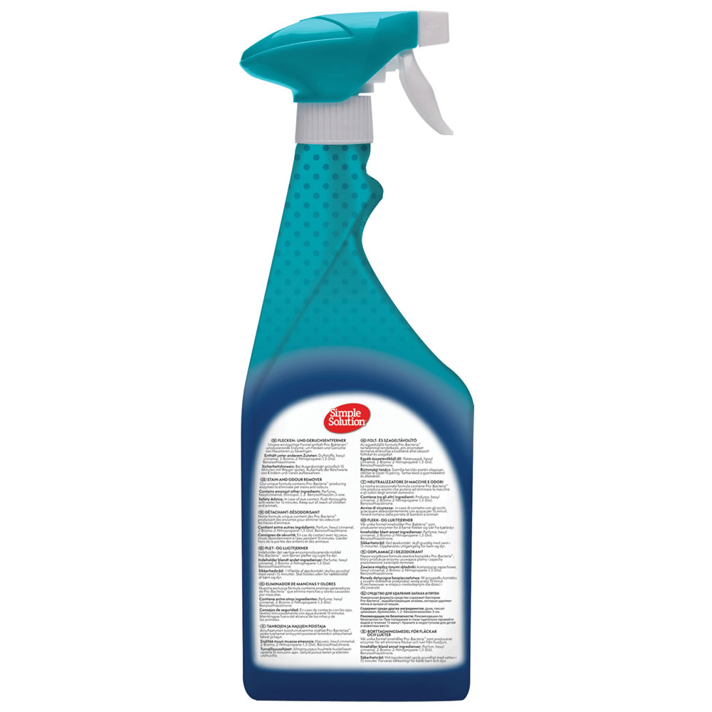 Simple Solution Pet Stain and Odour Remover 750ml Image 2