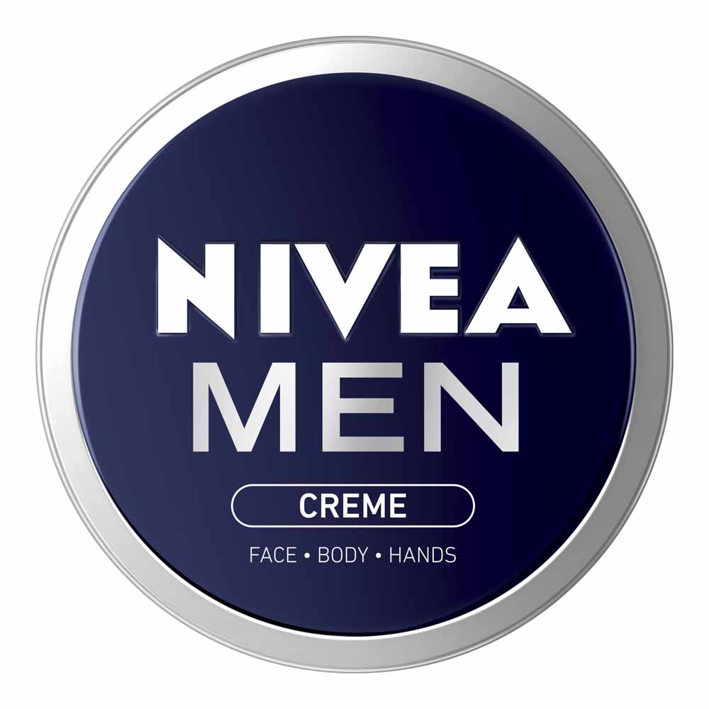 Nivea Men Crème Moisturiser Cream for Face Body & Hands 150ml Image