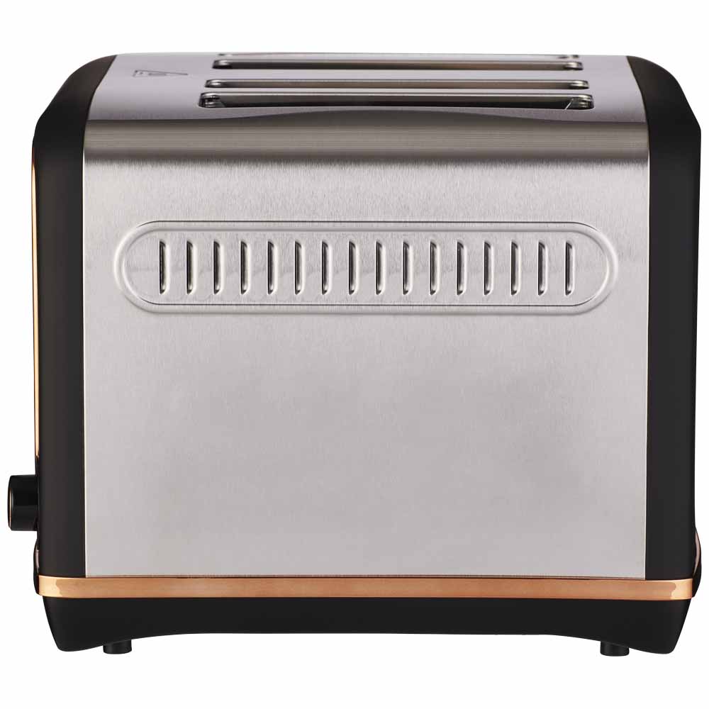 Wilko Black & Copper 4 Slice Toaster Image 2