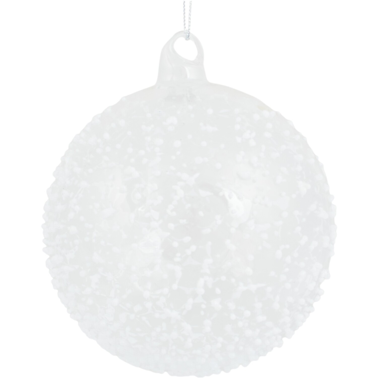 Large Speckled Bauble Clear Image 1
