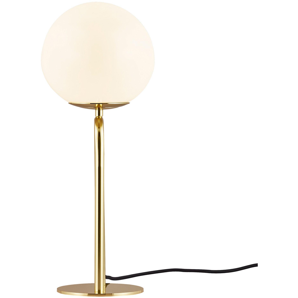 Nordlux Shapes Brass Opal Glass Shade Table Lamp Image 3