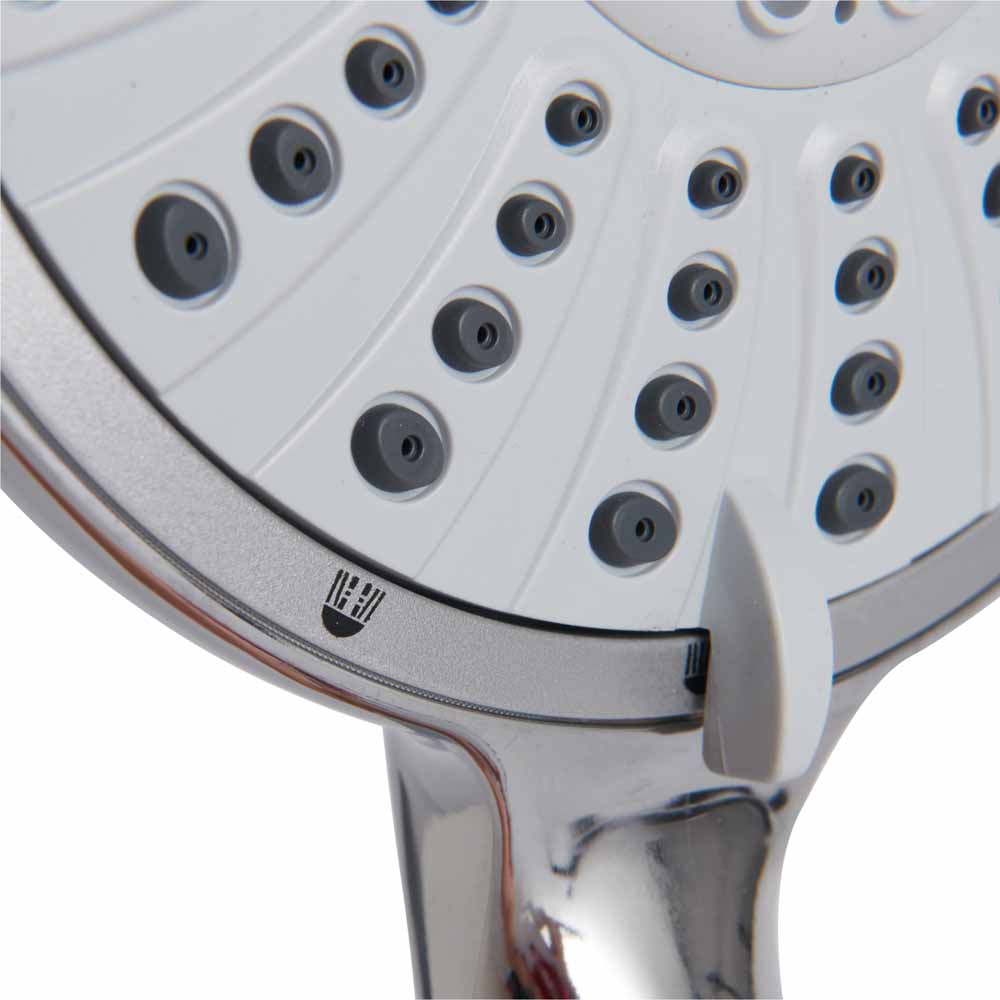 Wilko Chrome 5 Function Shower Head Wilko