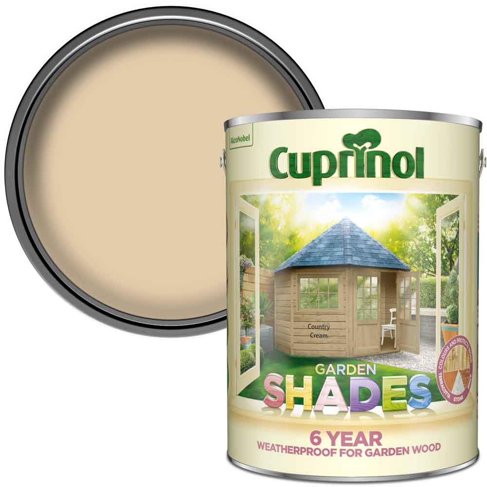 Cuprinol Country Cream Garden Shades 5L   Image 1