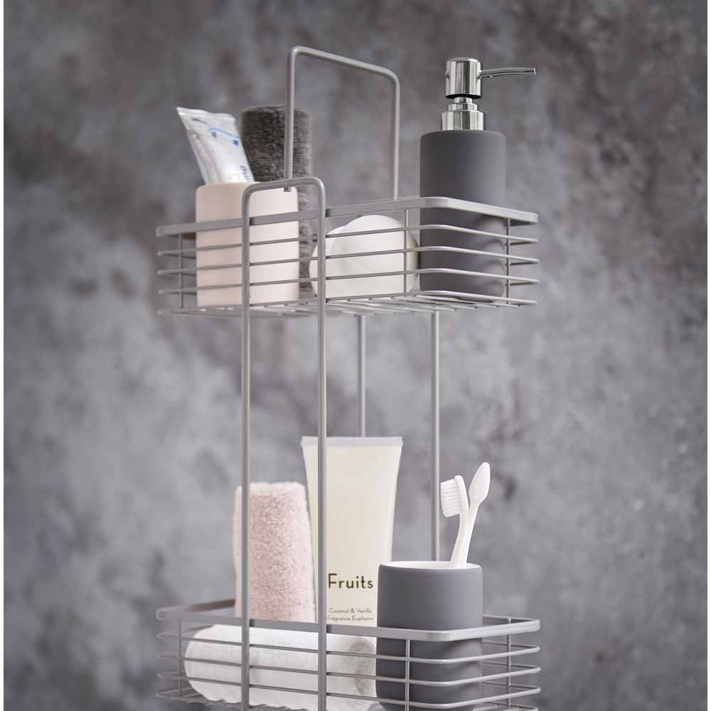 Wilko Large Grey Floor Caddy Wilko