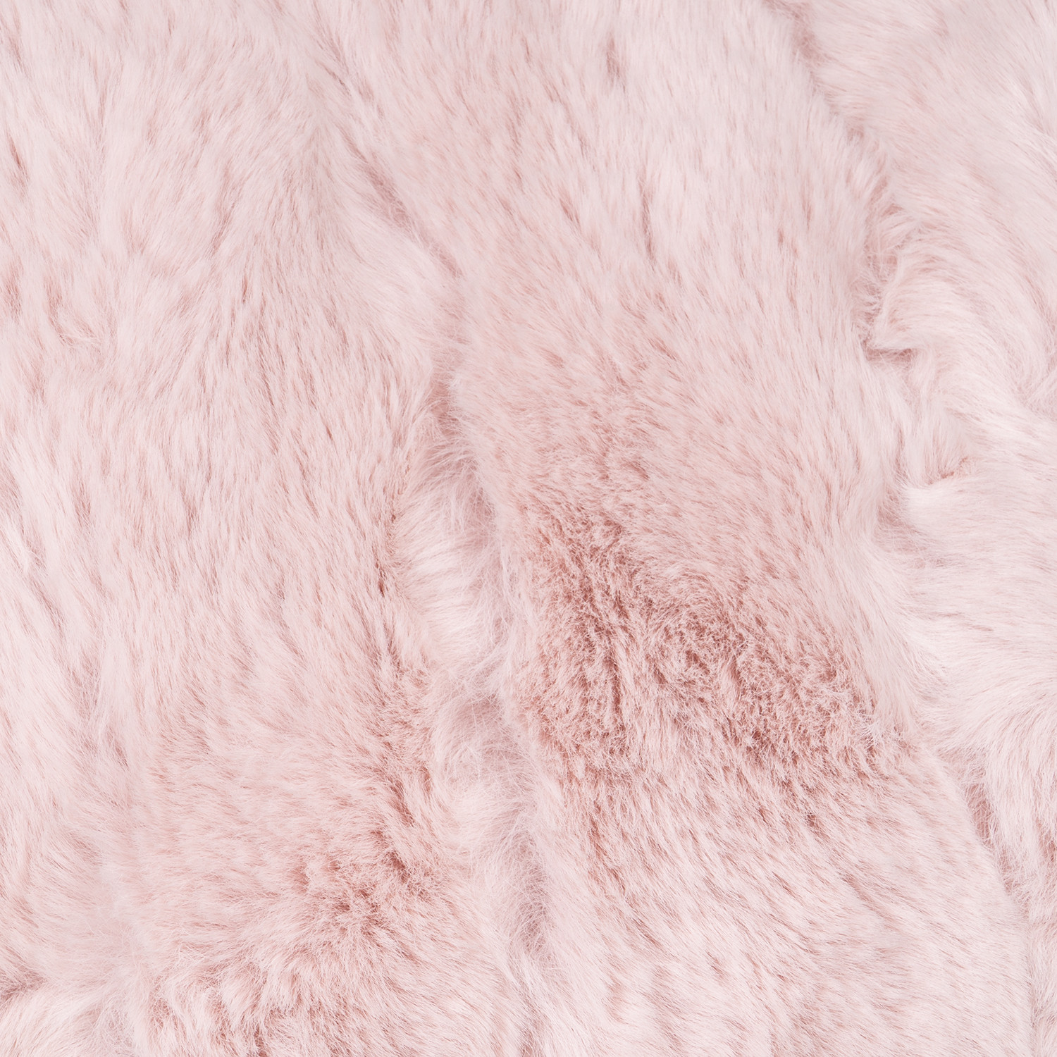 Divante Blush Rabbit Faux Fur Cushion 55cm Image 2