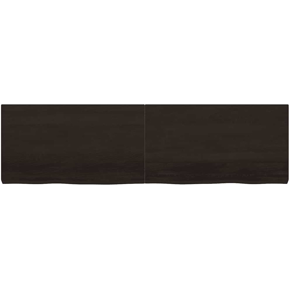 vidaXL 180cm Dark Brown Foldable Floating Wall Shelf Image 3