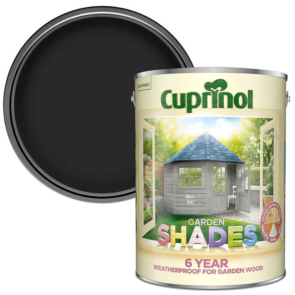 Cuprinol Black Ash Garden Shades 5L Image 1