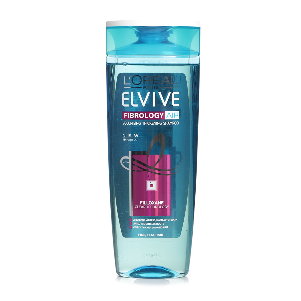 L’Oréal Paris Elvive Fibrology Thickening Shampoo for Flat Hair 400ml Image
