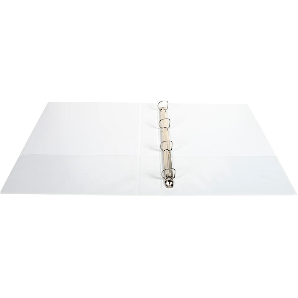 Exacompta Kreacover White PP 4D Ring Binder with 3 Pocket 30mm 10 Pack Image 3