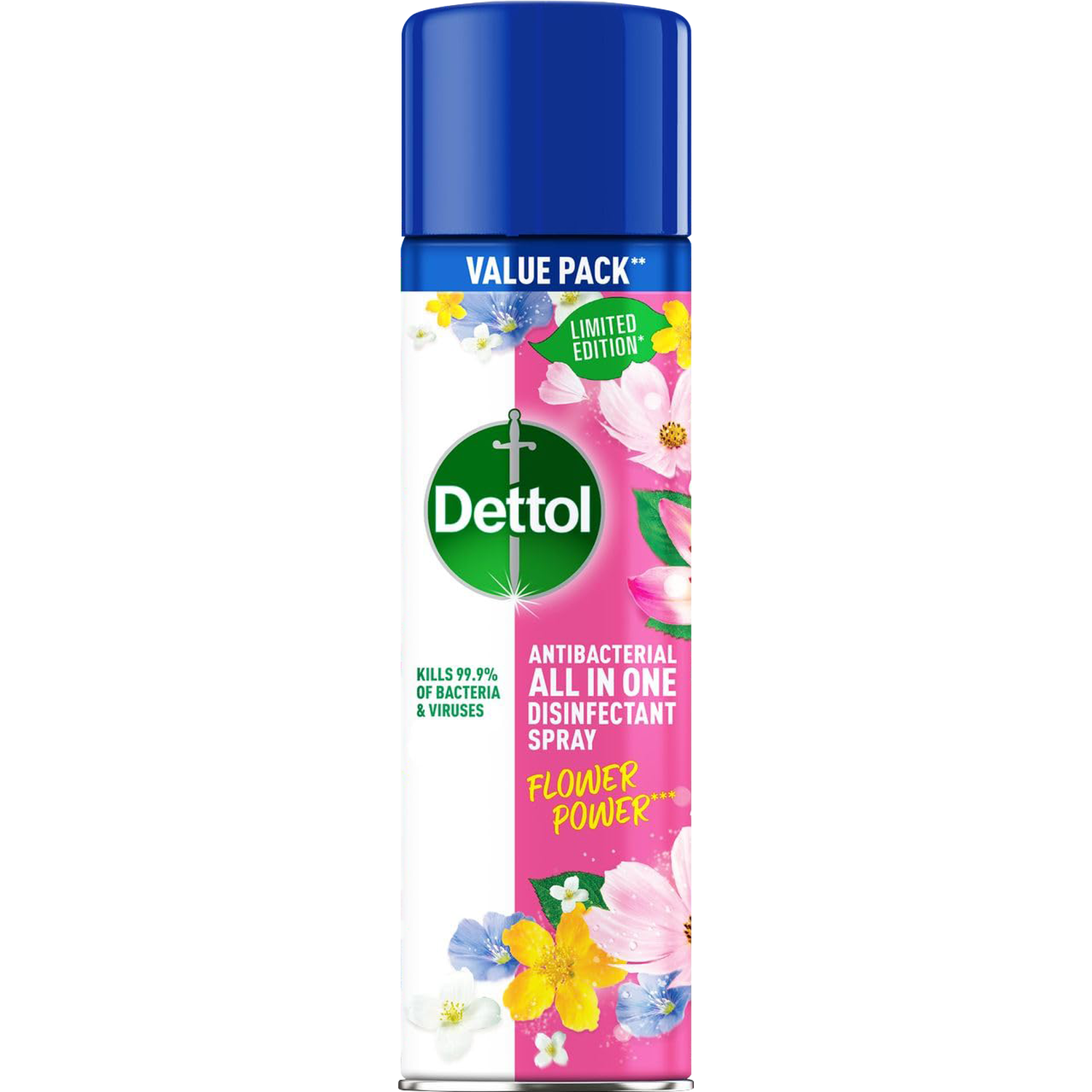 Dettol All In One Antibacterial Disinfectant Spray 500ml - Flower Power Image
