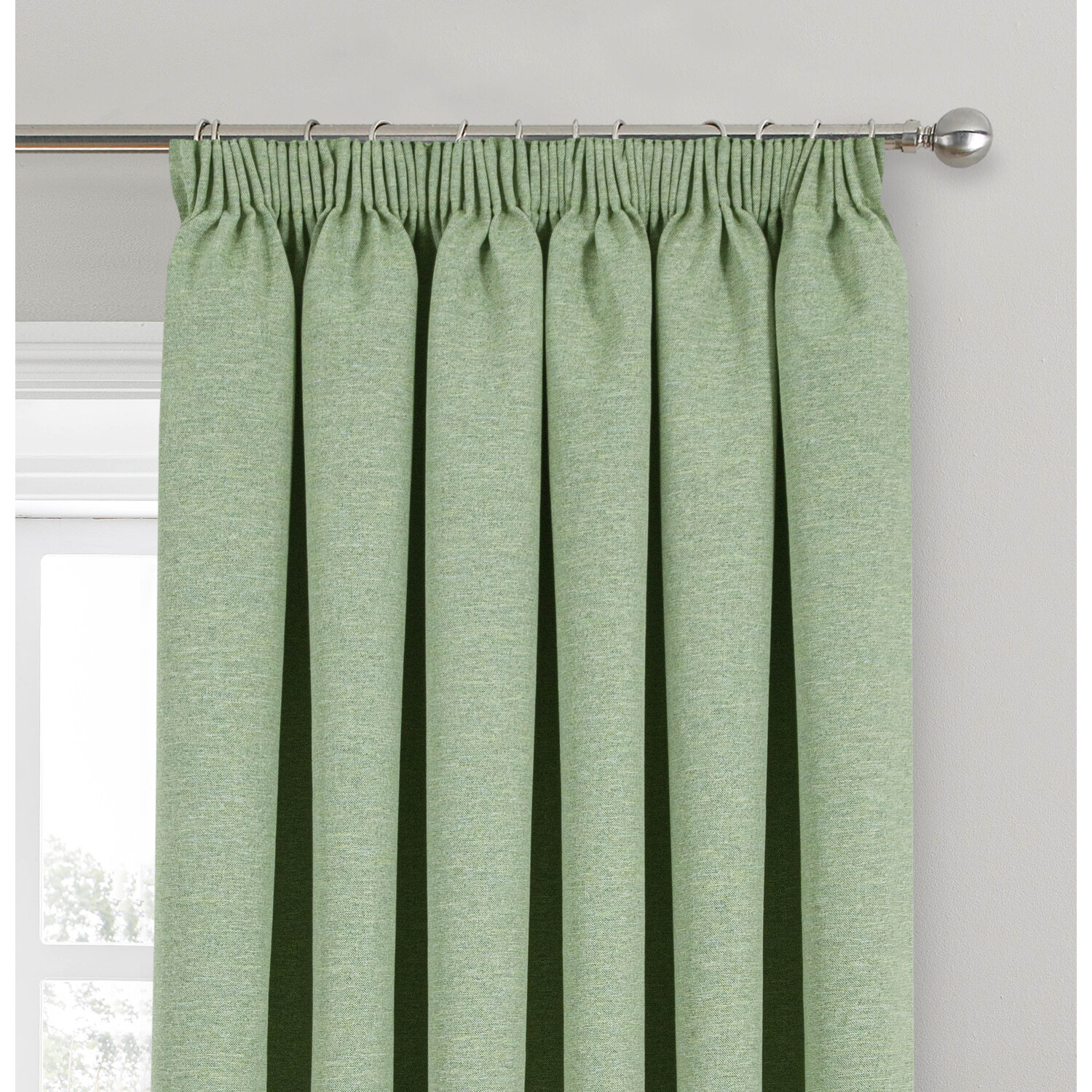 Divante Dusk Blackout Thermal Curtains - Green / 137cm / 168cm Image 2