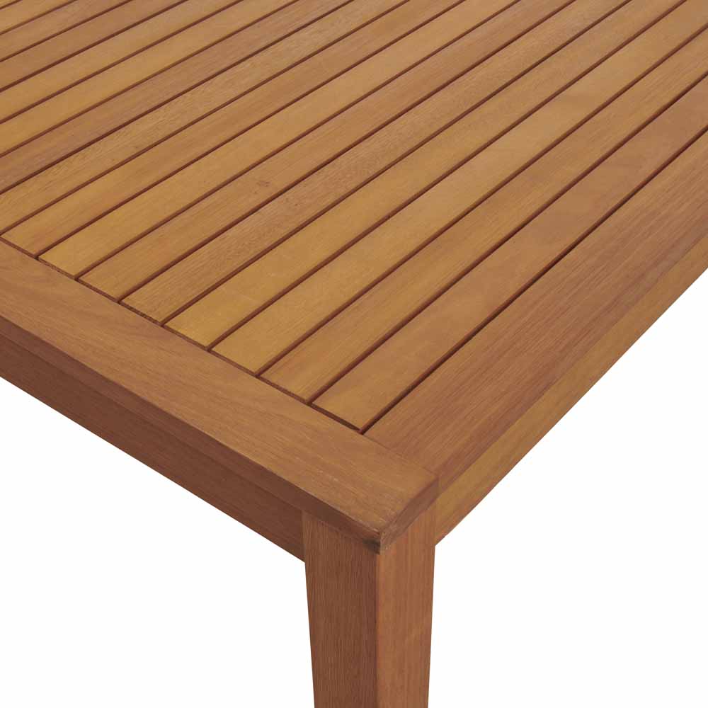 Wilko Wooden Dining Set with 6 Folding Chairs Image 10