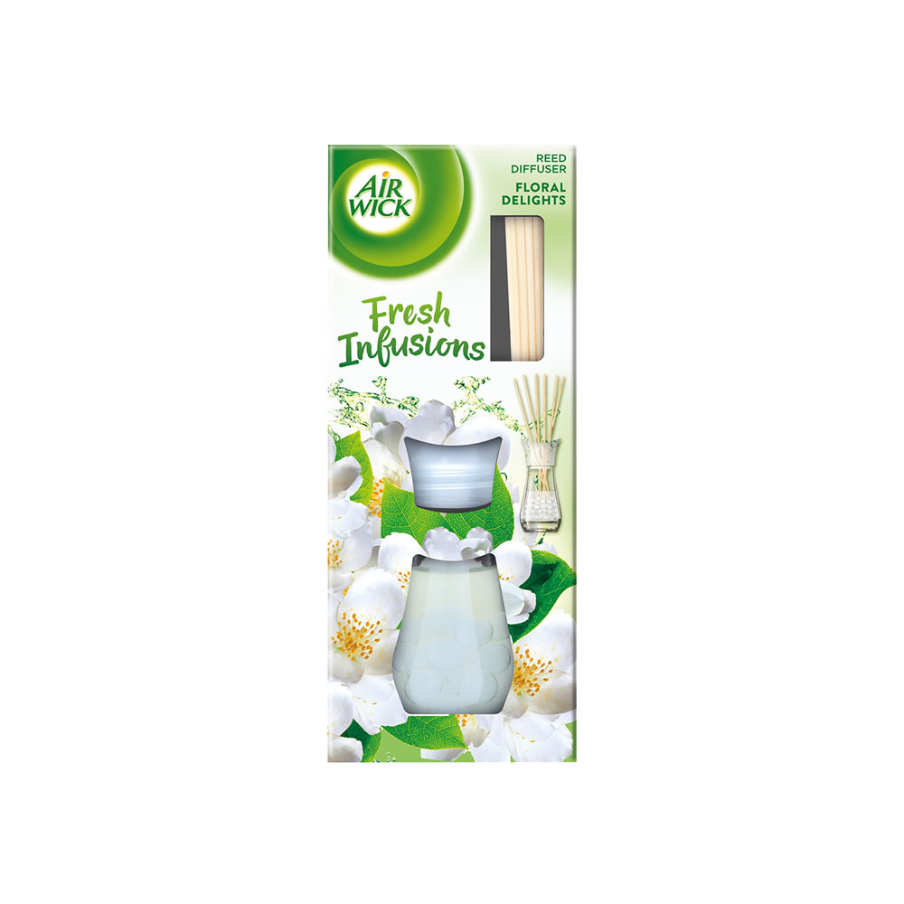 Air Wick Reed Diffuser Fresh Infusions Floral Delight 30ml Wilko