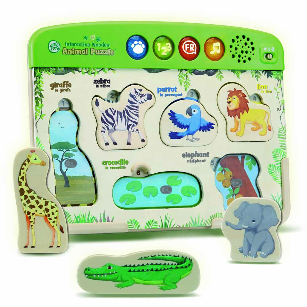 LeapFrog Interactive Wooden Animal Puzzle Image 1