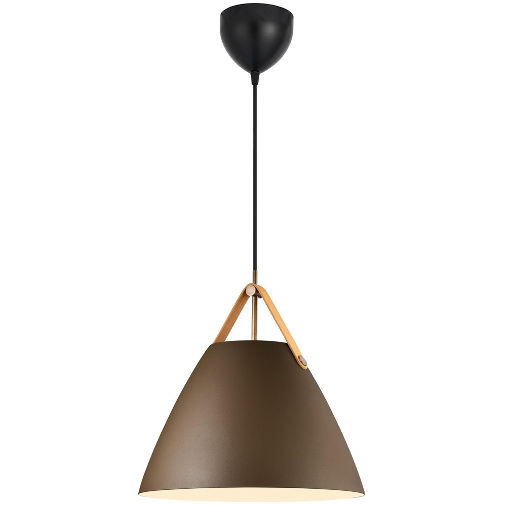 Nordlux Strap 27 Beige Pendant Light Image 1