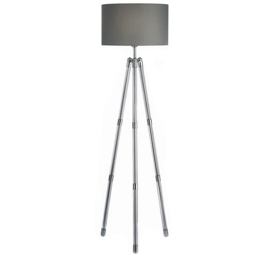 The Lighting and Interiors Hudson Crystal Floor Lamp Image 1