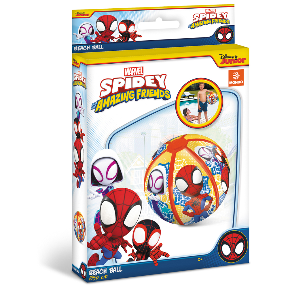 Mondo Kids Marvel Spidey Inflatable Beach Ball Image 2