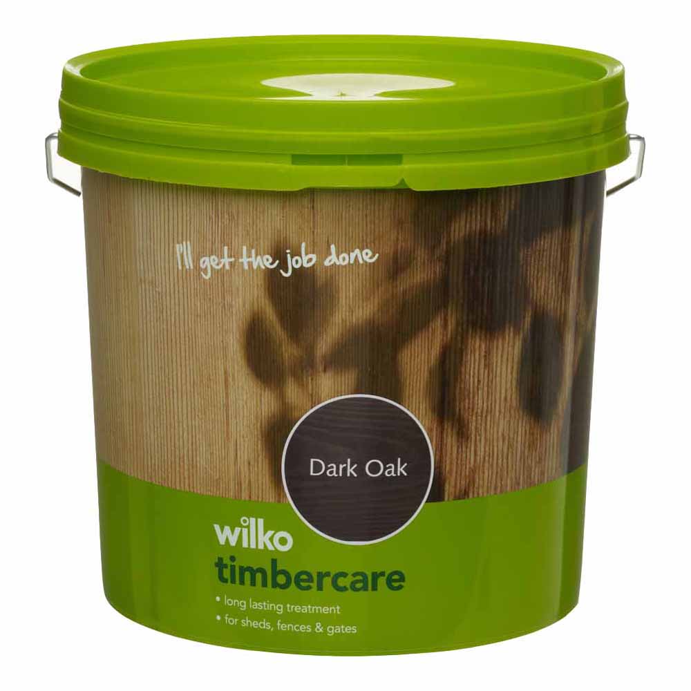 Wilko Timbercare Dark Oak Wood Paint 5L Image 2