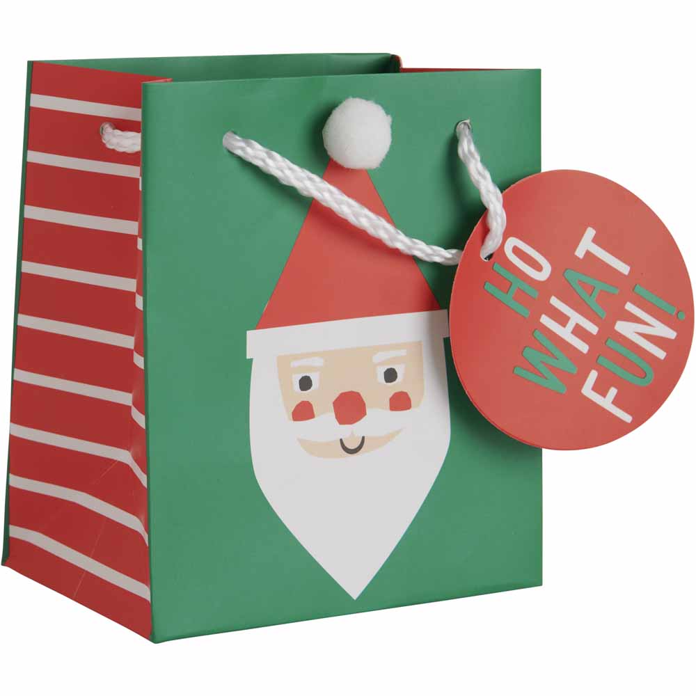 Wilko Merry Small Gift Bag Image 1
