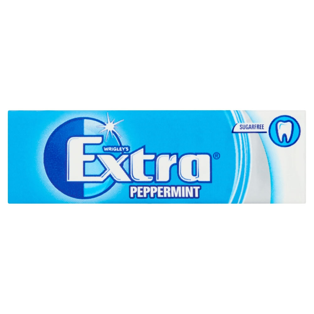 Wrigleys Extra Peppermint Sugar Free Gum 14g Image 1