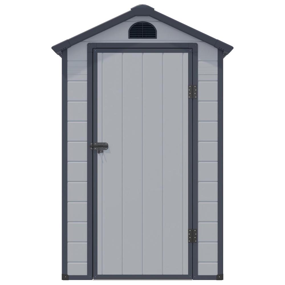 Airevale 4X3 Plastic Shed - Light Grey Image 5