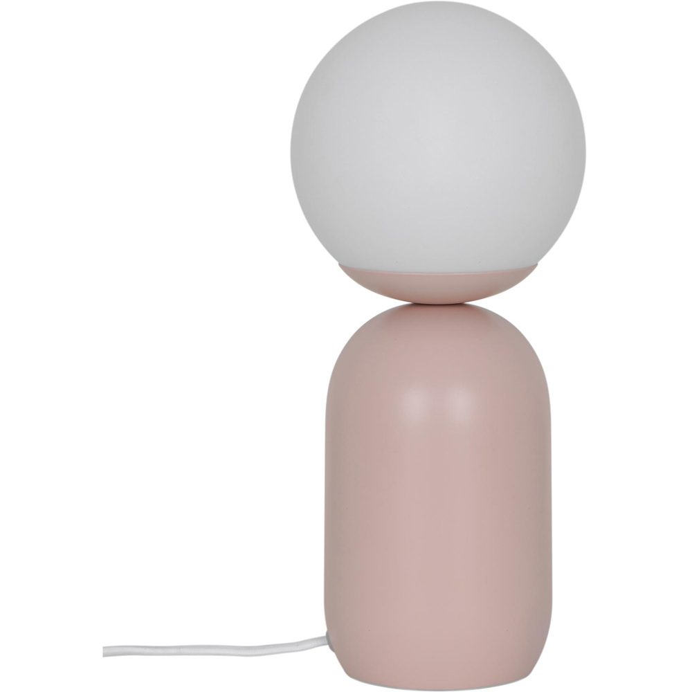 Nordlux Notti Dusty Rose Opal Glass Shade Table Lamp Image 4